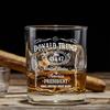 Donald-Trump Presidency Whiskey Glass President-Trump Lasers Engraved Whiskey Glass Present For Trump-Supporters