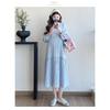 Maternity Dress Spring Autumn 2026 New Fashionable Loose Belly-Covering Shirt Dress Spring Maternity Dress