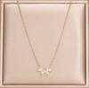 Simple Stainless Steel Horse Eye Zircon Necklace Fashion Elegant Crystal Collarbone Chain For Women Trendy Jewelry Accessories