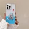 Cartoon simple application Apple 16 mobile phone case liquid crystal sticker Nezha Aobeng iphone15promax case