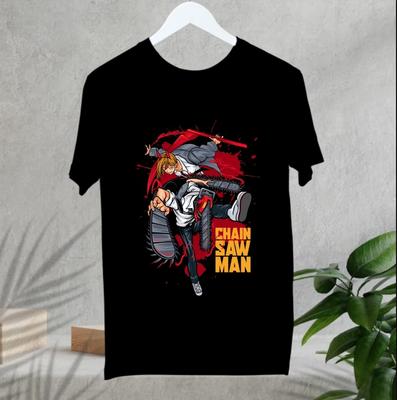 Chainsaw Man T Shirt,anime Gift T Shirt,chainsaw Man Anime, Anime Art,anime Fans