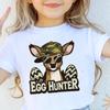 Herren- und Damen-T-Shirts Lustiges Oster-Eierjäger-Shirt, Eierjäger Camo Oster-Shirts, Kleinkind-T-Shirt,