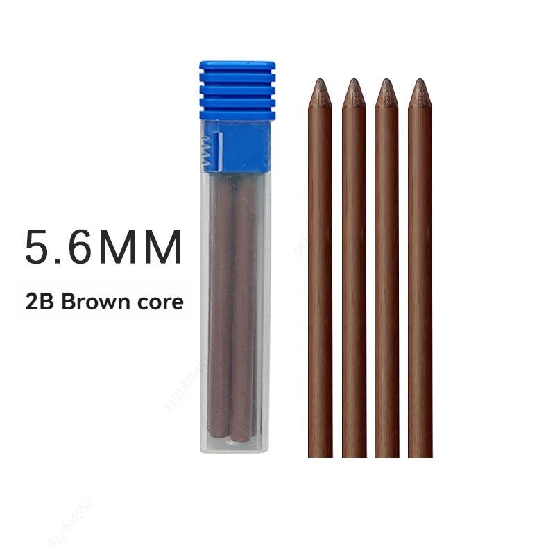 5.6mm Metal Mechanical Pencil And 2B/4B/6B/8B Pencil Refill For Writing Tool Sketch Comics Design Automatic Pencil