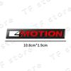 4Motion Emblem Logo Car Front Grille Badge Rear Trunk Sticker For Volkswagen Golf Passat Jetta Tiguan Accessories