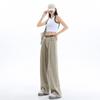 Women Harajuku High Waist Straight Jeans Streetwear Fashion Casual Denim Pants Women Wide Leg Solid Color Jeans