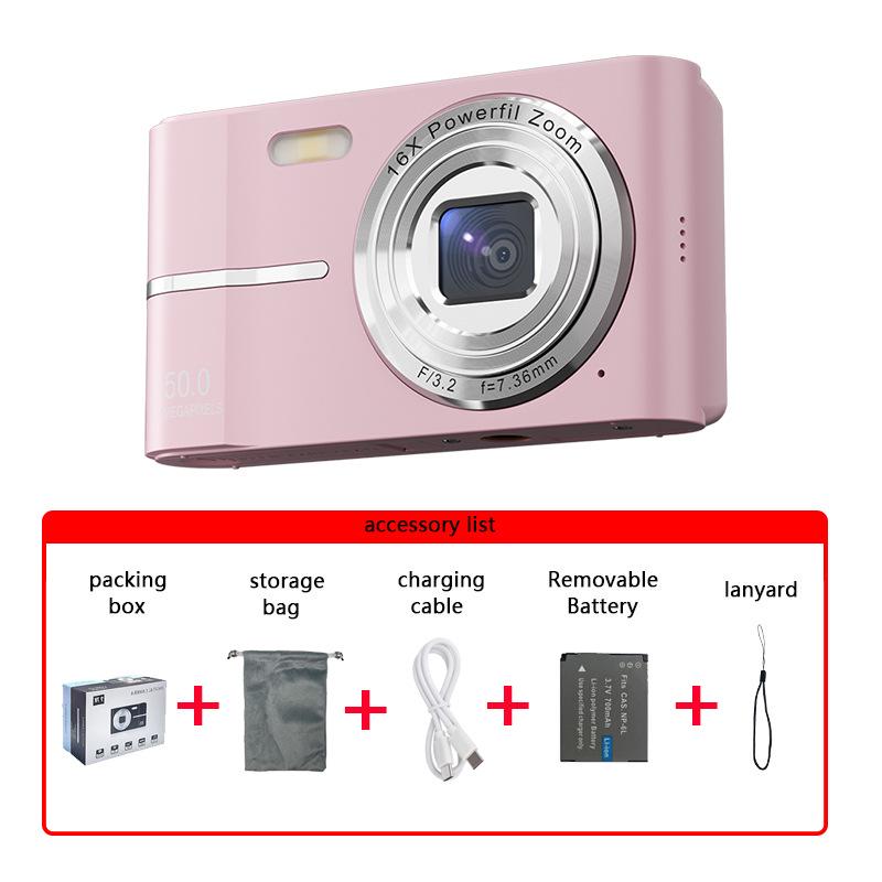 High-Definition Dual CCD Retro Mini SLR Camera for Photos and Videos