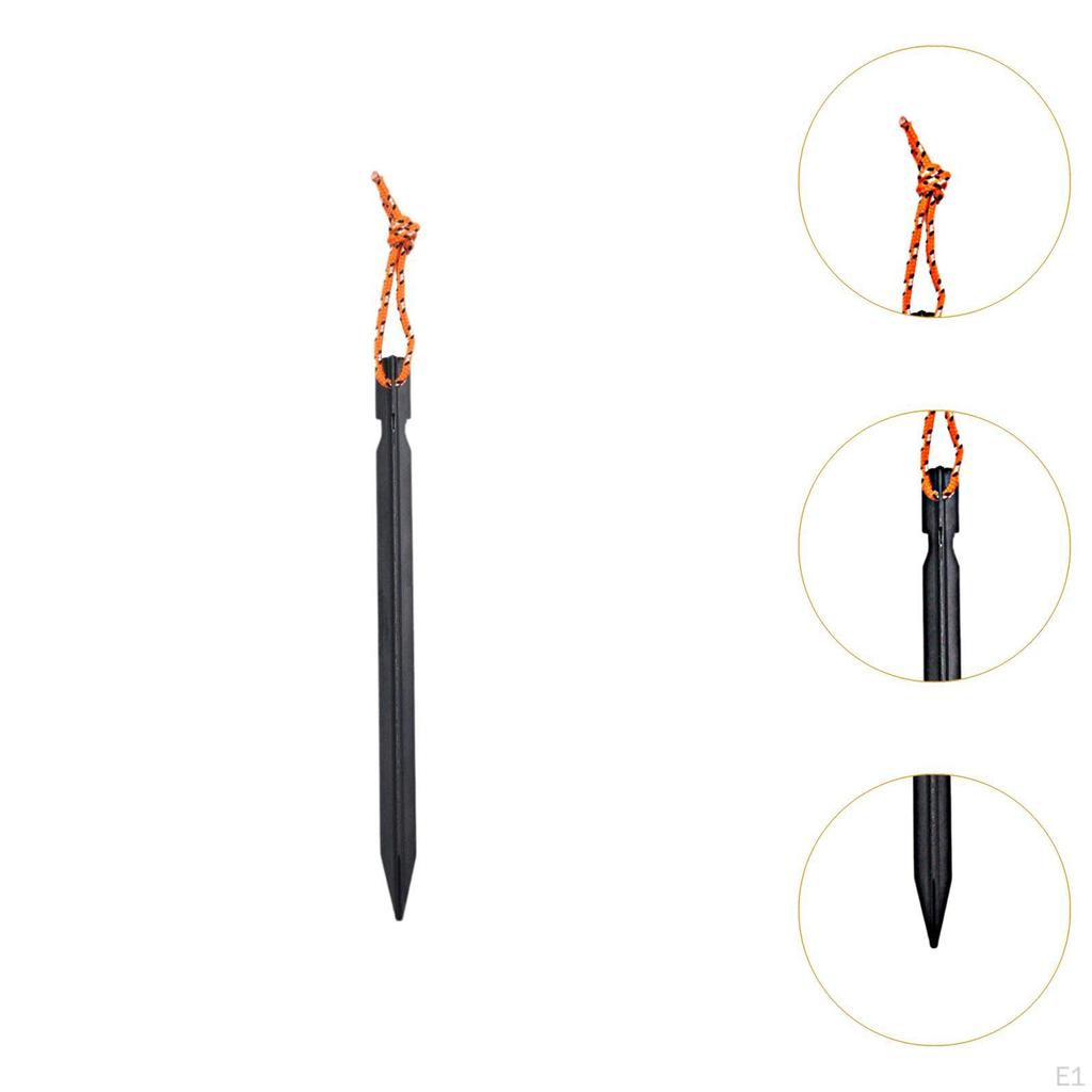 10 Stück Zeltpflöcke Strandheringe Aluminium Robustes Metall Boden für Überdachungen