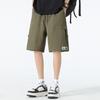 Fingercroxxit Men's 2025 Summer Cargo Shorts with Zipper Pockets