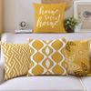 Yellow Geometric Petal Linen Pillowcase Sofa Cushion Cover Home Decoration Can Be For You 40X40 45X45 50X50 60X60