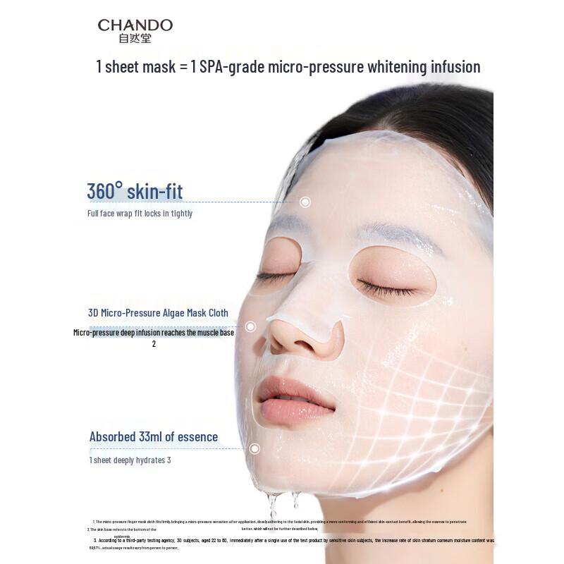 CHANDO Niacinamide Brightening Ampoule Mask
