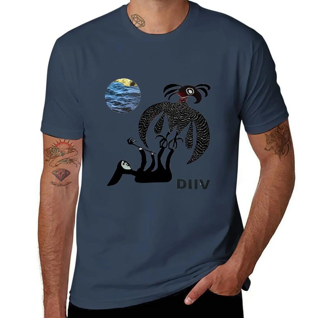 Diiv T-Shirt Lustiges T-Shirt Herren T-Shirt Kurzarm-T-Shirt Herren