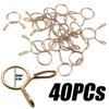 10/50PCs 8mm Oil Hose Clamps Motorcycle Scooter ATV Moped Fuel Line Hose Tubing Spring Clips Clamp Motorcycle Car Accessories