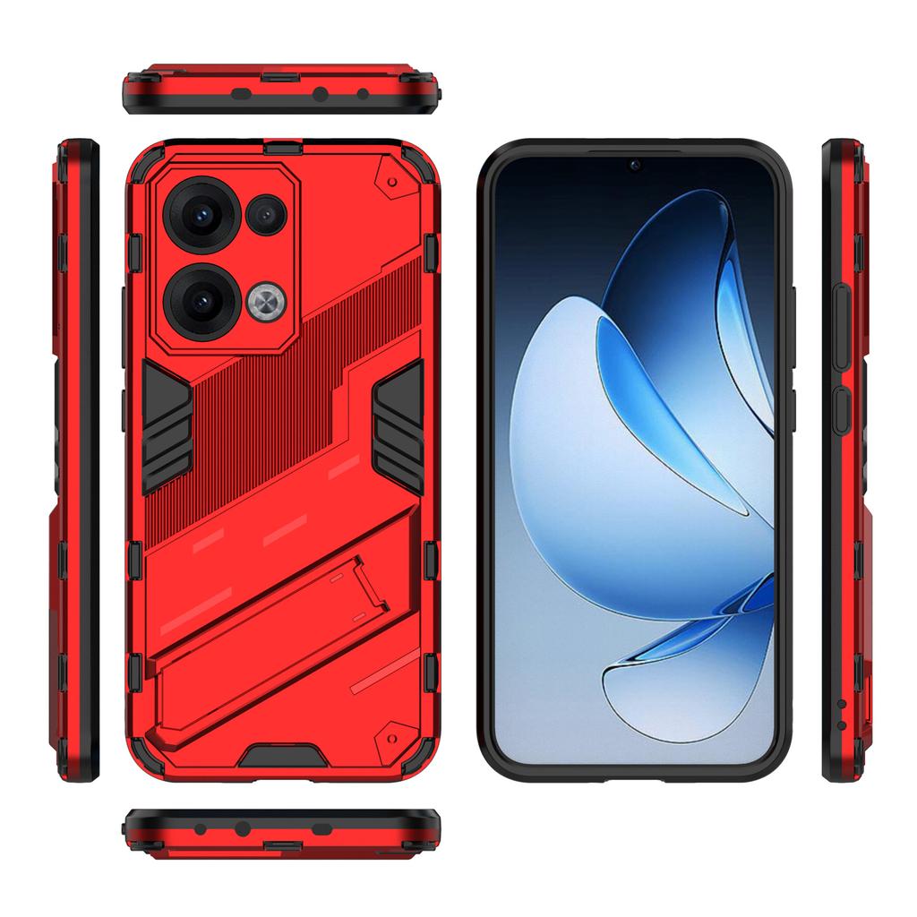 Pro Oppo Reno13 5G (Globální) Pouzdro PC + TPU Nárazuvzdorný kryt na telefon s podpěrou