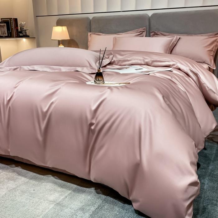 Czteroczęściowy zestaw z długimi odcinkami bawełny klasy A dla matek i dzieci Xinjiang z czystej bawełny kombinowana poszwa na kołdrę prześcieradło lekka luksusowa pościel