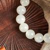 White Moonstone Bracelet, Round Beads, Beaded 12Mm Beads, Natural Moonstone Crystal Bracelet, Women'S Diy Jewelry.