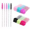 High Quality Disposable Hot Sale Fashion Design Crystal Eyelash Brush Color Convenient Eyelash Brush Eyelash Beauty Applicator