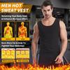 Midjetrener for menn svettevest for vekttap Body Shaper Workout Tank Tops Shapewear Fettforbrenning Sauna Dress Slanking Polymer Sauna Vest Underskjorte