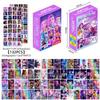132PCS Kpop Demon Hunters Laser Cards K-Pop Witch Hunt Cartoon Series Accessories 60PCS Lomo Small Cards & 72PCS Stickers