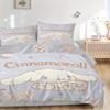 3pcs Dessert Cinnamoroll Theme Bedding Set - Includes 1 Quilt Cover and 2 Pillowcases, Comfortable Bedding with Stylish Design for Bedroom S027