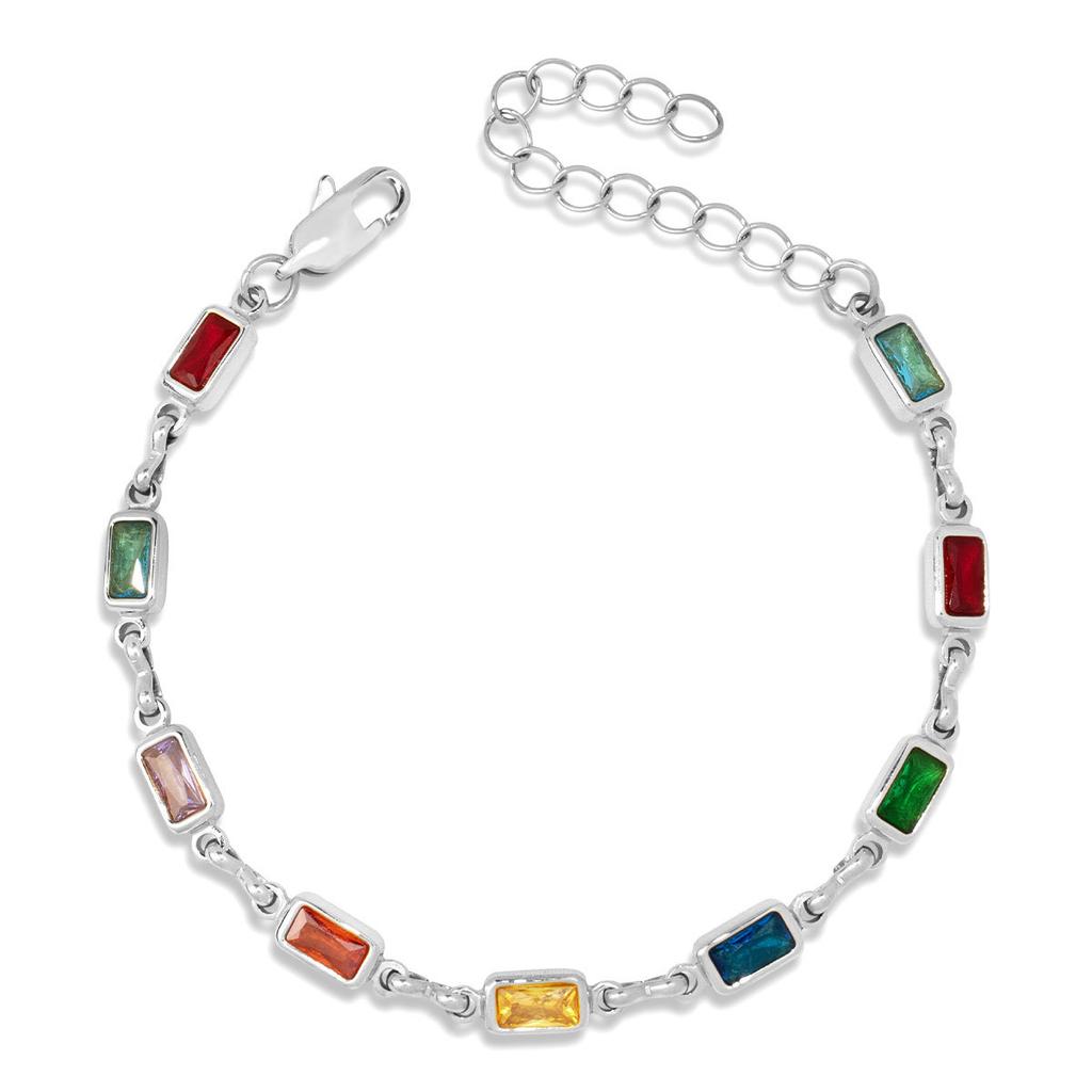 Retro Personalized Clavicle Chain Square Diamond Crystal Necklace, Dopamine Necklace Jewelry