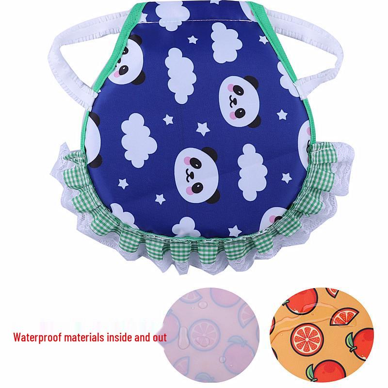 Dual-Layer Hen Saddle Apron with Feather and Back Protector