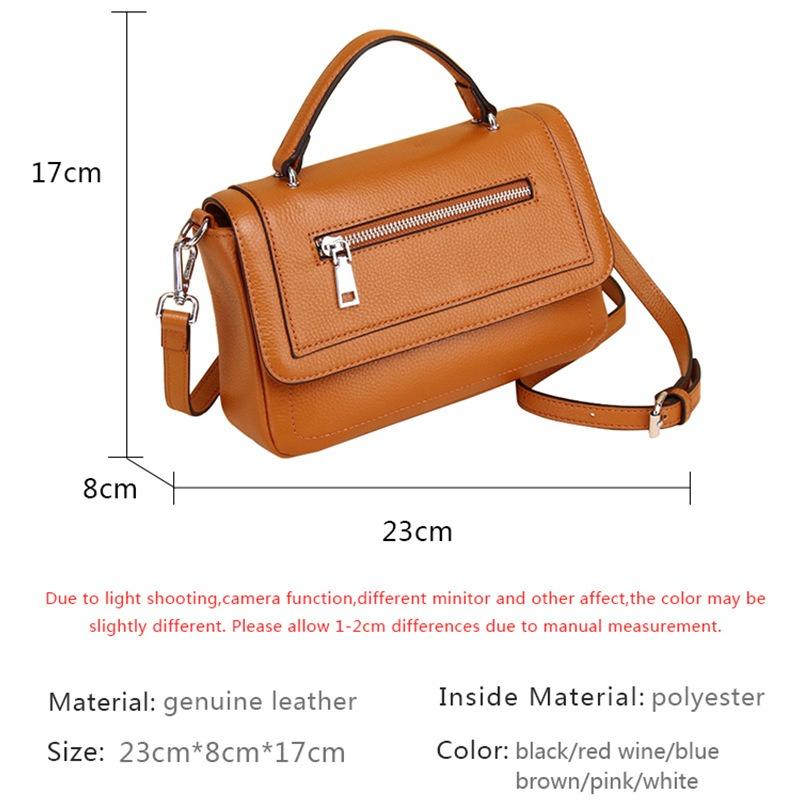 Handbag Shoulder Bag Portable Crossbody Postman Leather Women's Bag OEM