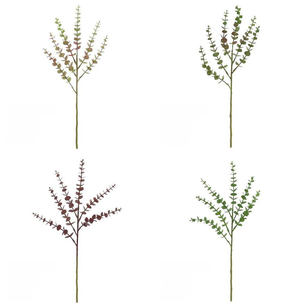Stem Eucalyptus Artificial With Multiple Colors For Home Decor Props Photography