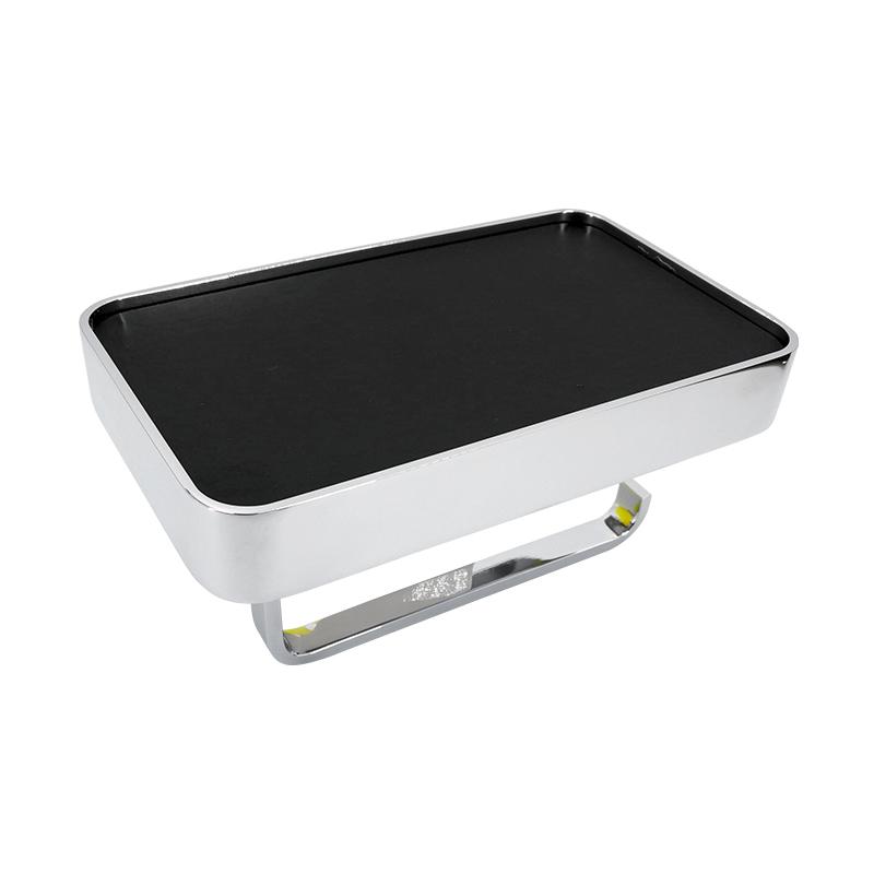 

VGX Роскошный держатель для туалетной бумаги с полкой для телефона, настенное крепление для рулонов туалетной бумаги, аксессуары, золотисто-черный хром T2508