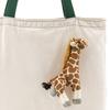 COLORATA Giraffe Plush Mascot Wild Animal with Cute Animal Keychain Doll Gift Christmas Present (Realistic Chain) (Twice Tested) /
