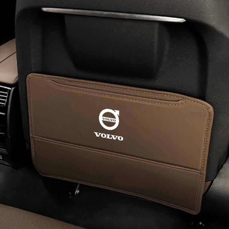 Tappetino Protezione Schienale Sedile Auto in Pelle Anti Calcio Previene Sporco per Volvo V60 V40 XC90 S60 XC60 V50 V70 S90 XC40 S80 T6 V90 EX30