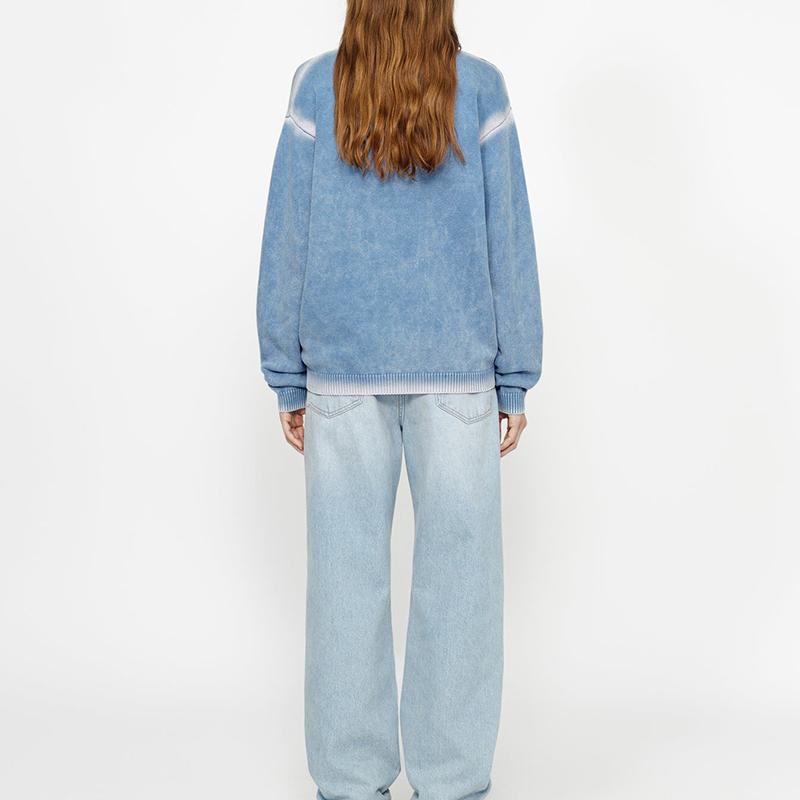 Stussy Faded Cotton Knit Crew 117239