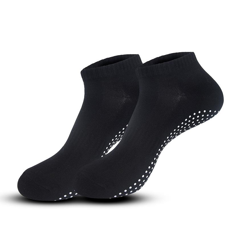 Men'S Dispensing Yoga Socks, Indoor Trampoline Socks, Floor Socks, Sweat-Absorbing Breathable Boat Socks, Boat Socks, Solid Color Non-Slip Socks