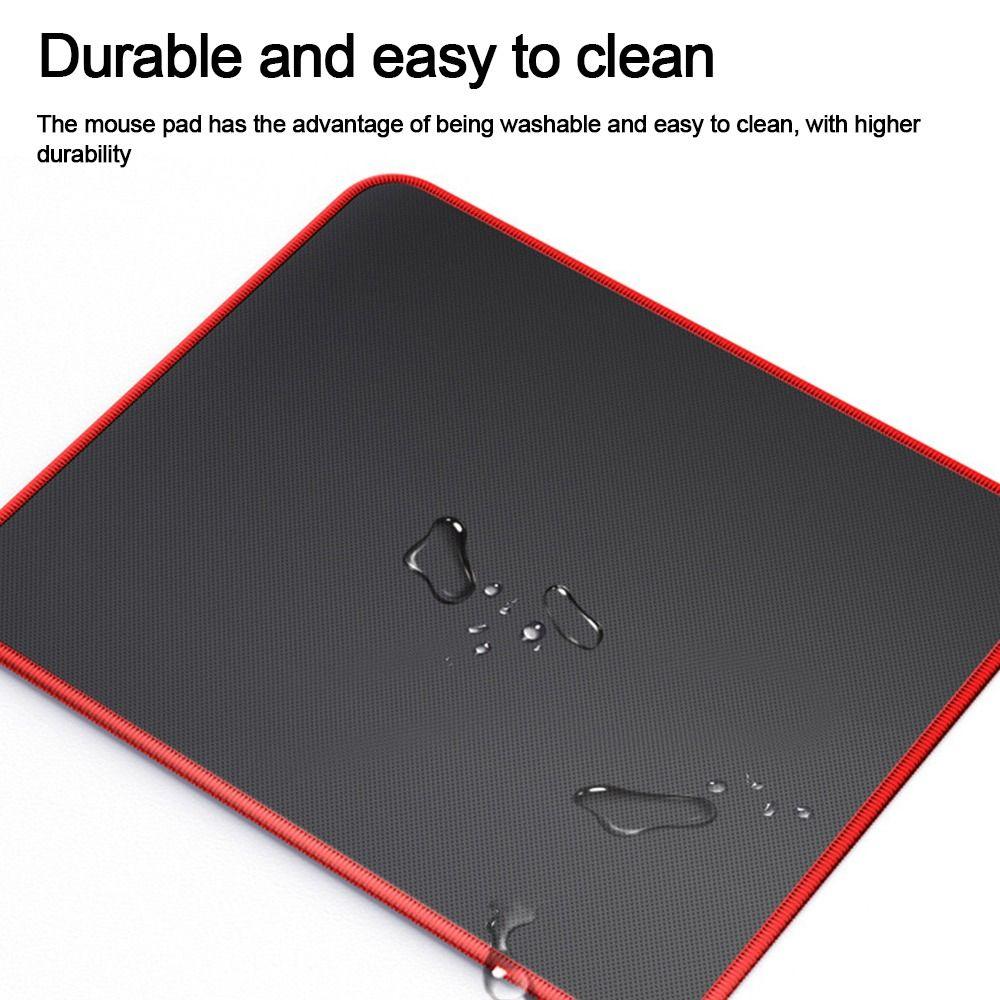Black Mouse Pad Large Size Desk Mat New Mousepad  Office