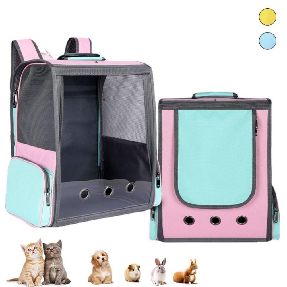 Breathable Cat Carrier Backpack Large Capacity Cat Transport Bag Durable Pet Carrying Bag  Cats