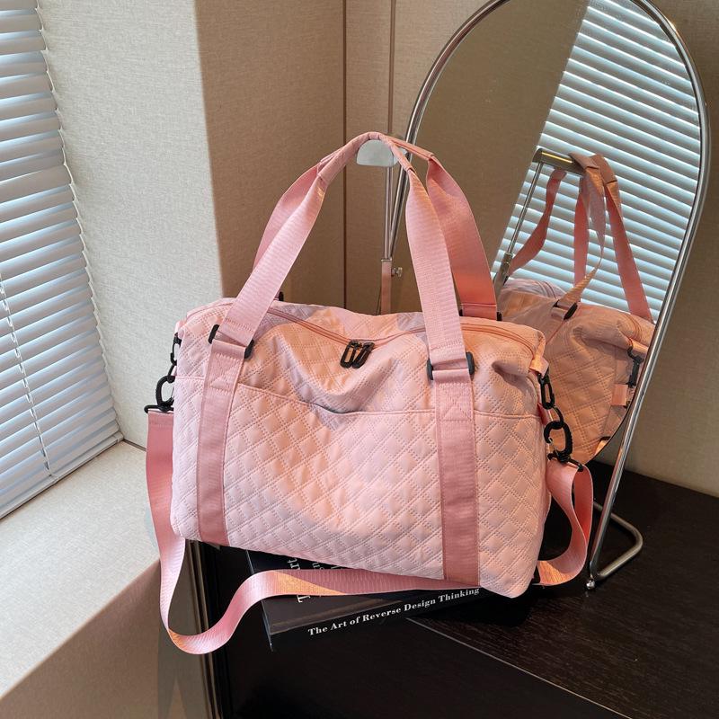 Large Capacity Travel & Gym Bag with Dry/Wet Separation - Shoulder Crossbody and Handheld