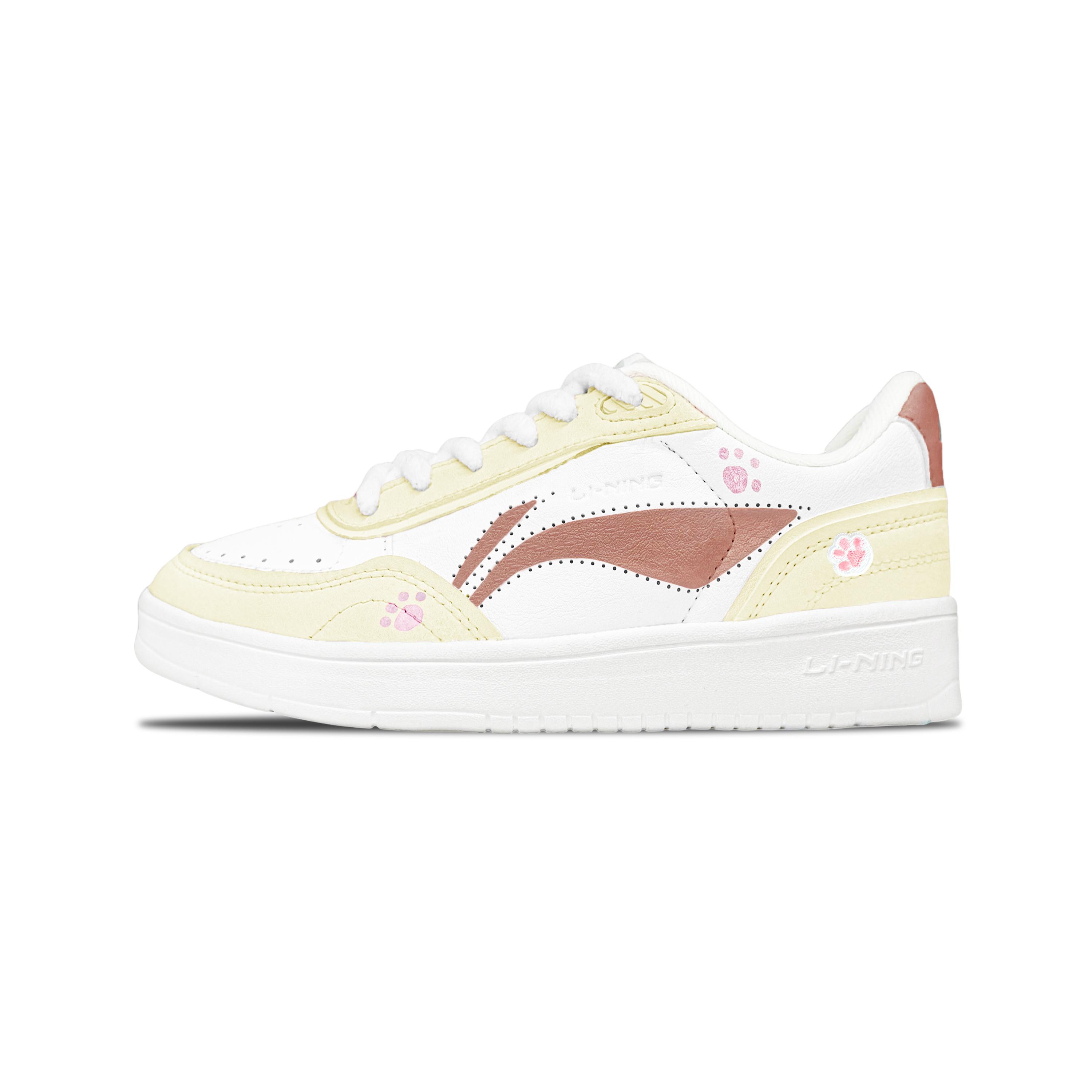 

Li Ning Sourdough Abrasion Resistant, Lightweight, Balanced Low top Skateboard Shoes Women s Beige Yellow AGCU112-6(Team1034-) 36