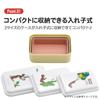 Studio Ghibli Delivery Service French Set Lunch Sealable Soft and Made in Top Middle Bottom Antibacterial Kiki's (3-Piece Box, Containers,