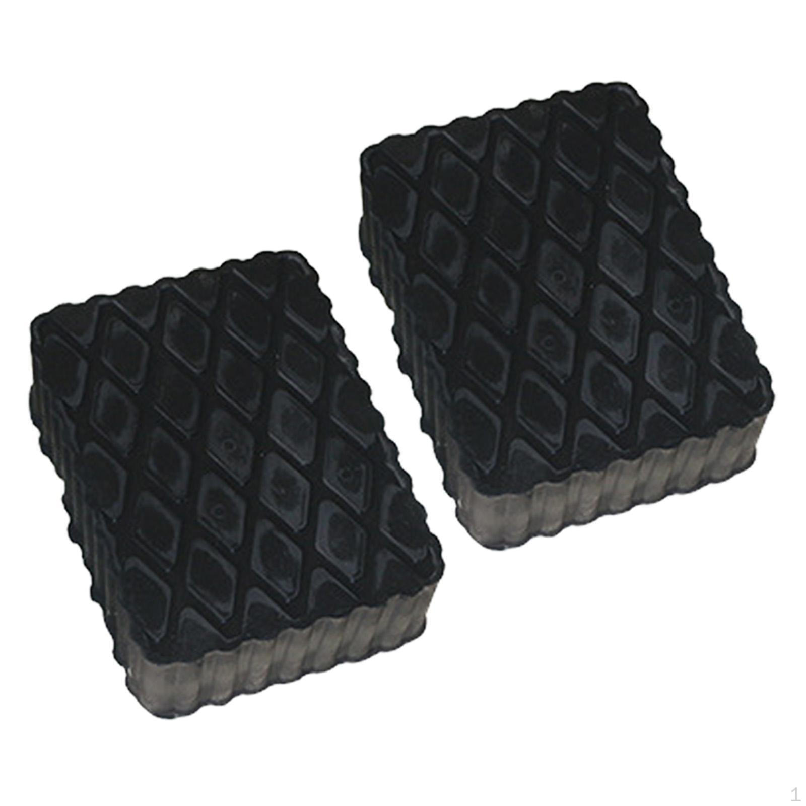 

2 шт. автомобильные домкраты колодки резиновые коврики утолщенные авто подъемник опоры для 12x8x4cm