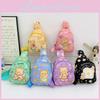 Butterfly Bear Printed Shoulder Crossbody Chest Bag Kids Cartoon Gifts Outdoor
