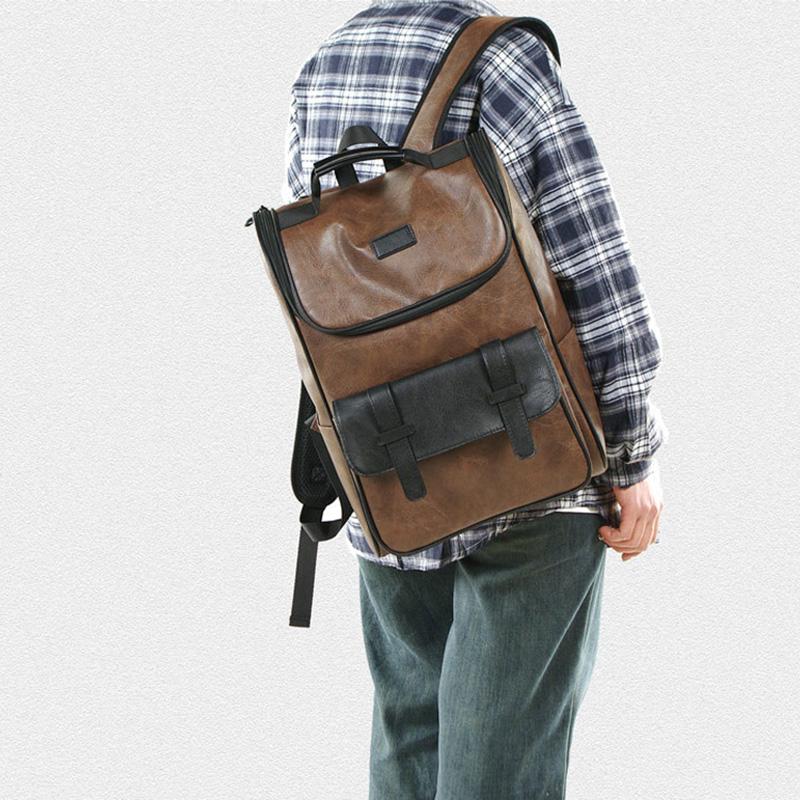Männer Frauen Retro Rucksäcke Casual PVC Rucksack Mode Trend Neue Frauen Rucksack