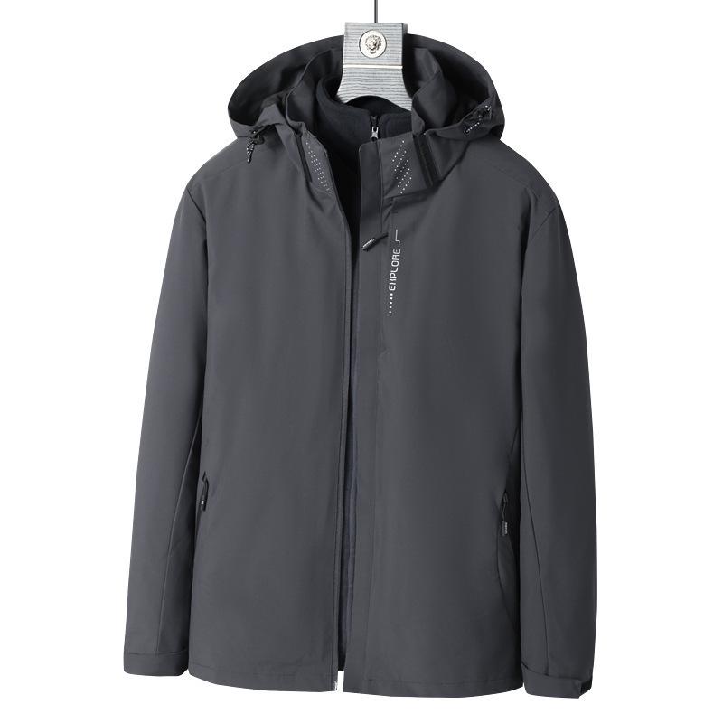 Women's NASA Windbreaker Jacket: Trendy, Lightweight, Detachable 3-in-1 for Spring, Autumn, and Winter. Suitable for Mountaineering.