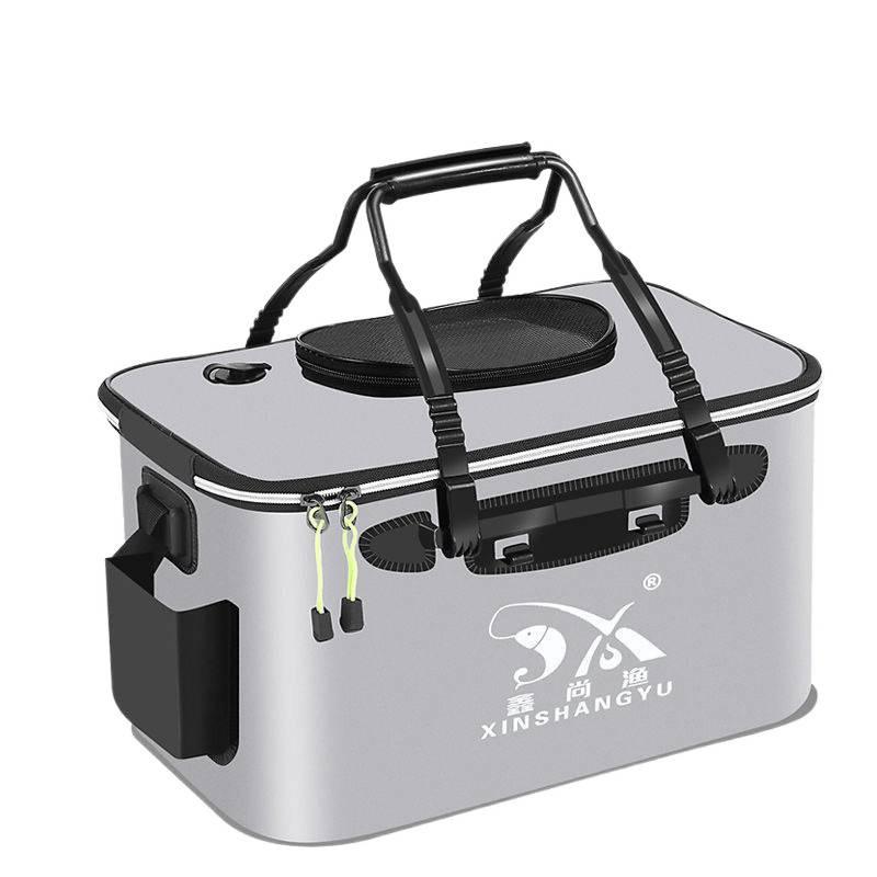 Collapsible Fishing Bucket: Durable Live Fish Box & Container for Fishing Gear