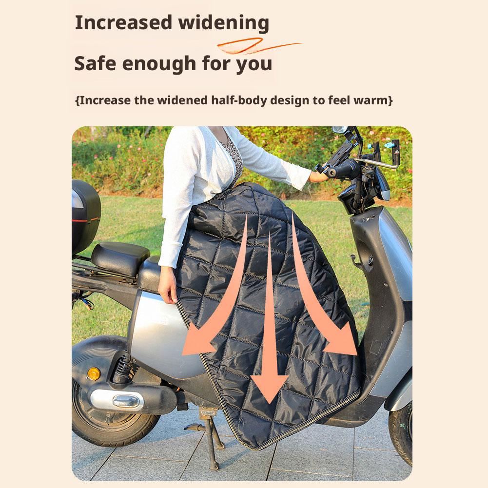 Motorcycle Windshield Winter Warm Knee Protector Waterproof Apron Men Women Universal Motorcycle Warm Cotton Knee Cover Skirt