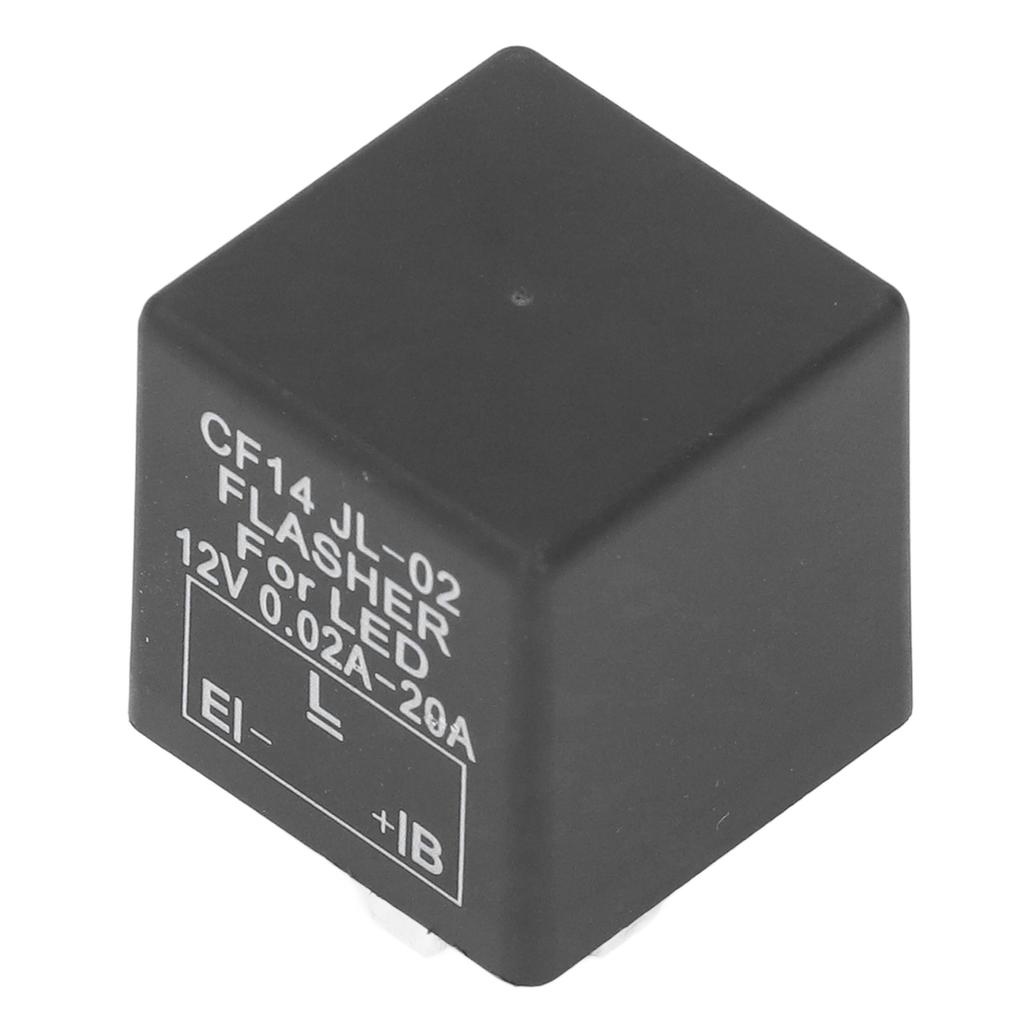 CF14 LED Blinker Relais Einstellbare Blinkfrequenz LED Blinker Relais für Auto Motorrad Yacht DC12V