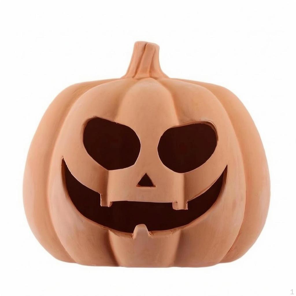 Decoration Lightweight Resin Pumpkin Figurine for Seasonal Party Displays