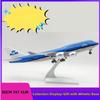 1/240 Scale Halloween Diecast Resin Plane 747 KLM Airlines B747 Airplane Airline Model 30CM Toy Kids Toys for Boys Gift