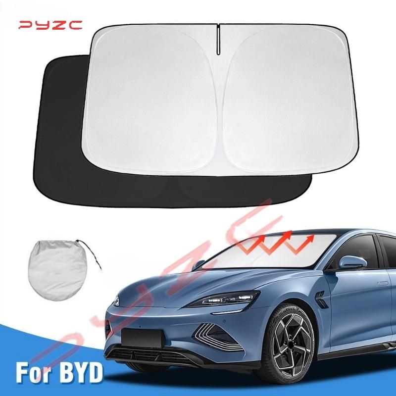 Windshield Sun Shade for BYD SEAL EV Electric 2024 Accessories Sunshade Sun Visor Protector Foldable Blocks UV Rays
