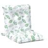 Outdoor Cushion Set 6 pcs White 100 x 50 x 7 cm Fabric