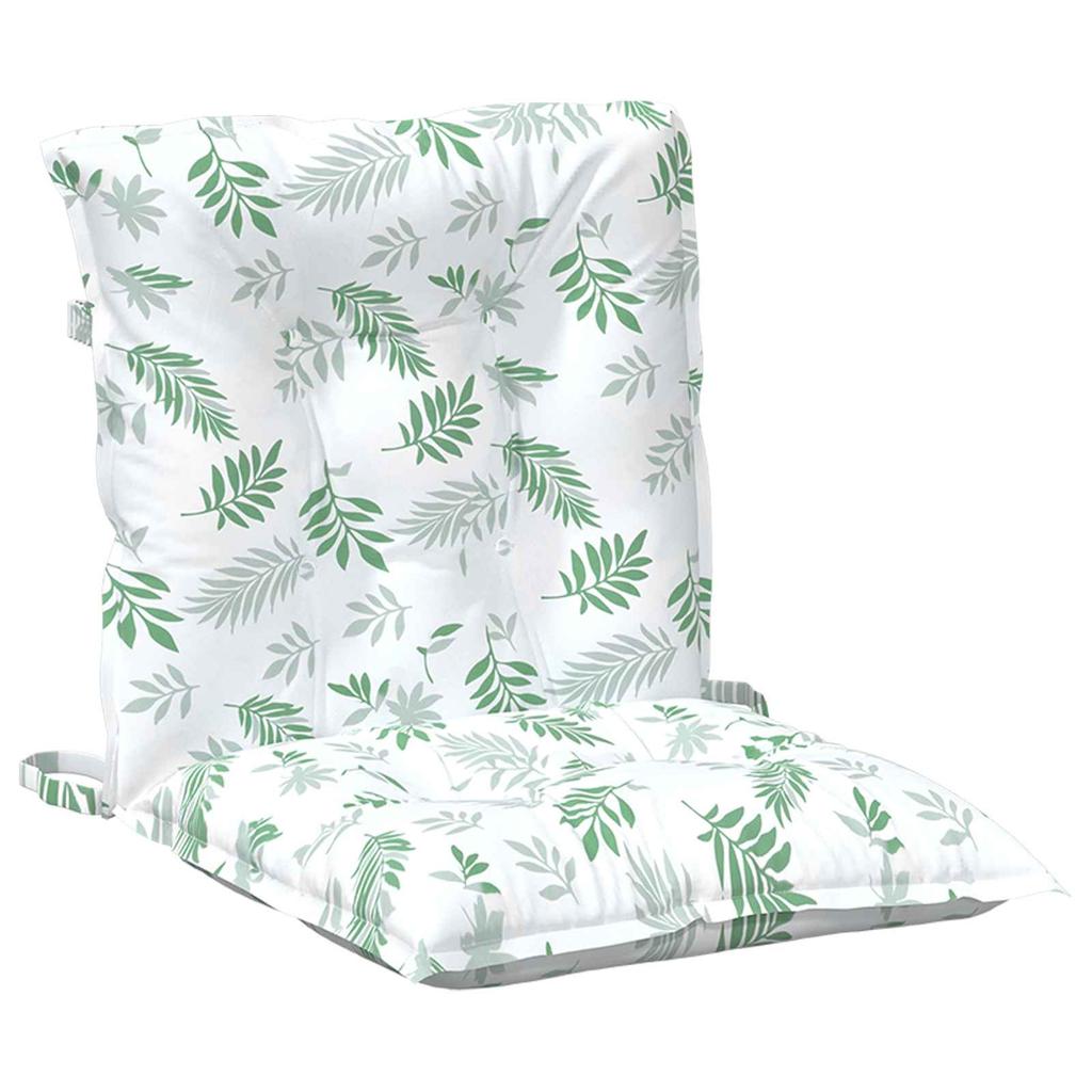 Outdoor Cushion Set 6 pcs White 100 x 50 x 7 cm Fabric