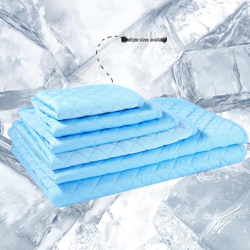 Pet Cooling Ice Silk Mat - Summer Cool Sofa Cushion for Dogs and Cats